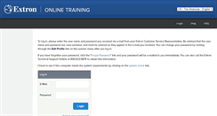 Desktop Screenshot of eionline.extron.com